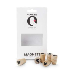 VT wonen magneten met hartjes