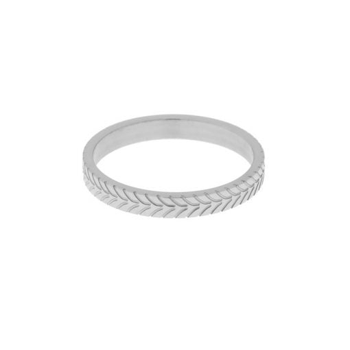 zilver kleurige ring van Essentialistics