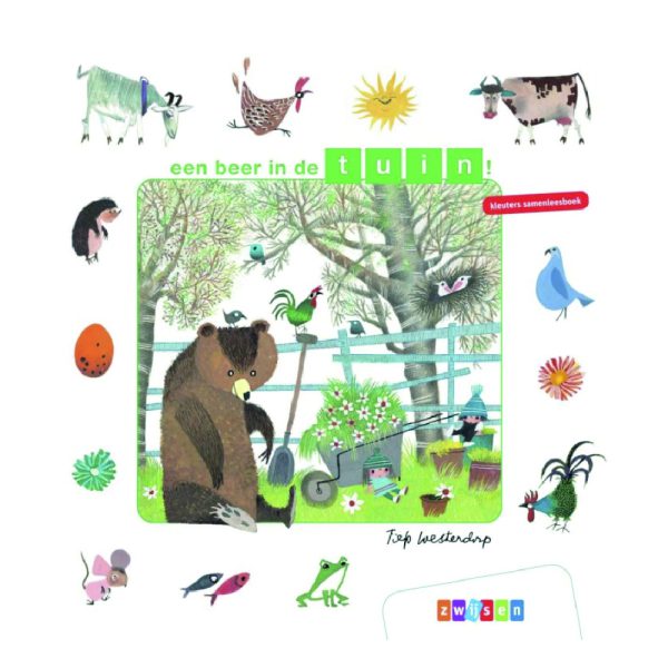 Kinderboek een beer in de Tuin